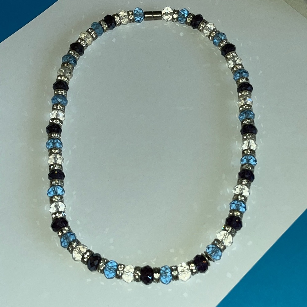 Swarovski Crystal and Rondel Necklace